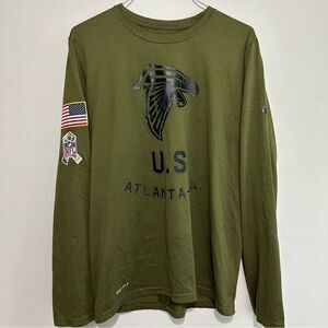 Atlanta Falcons The Nike Tee Dri-Fit NFL On-Field Salute to Service Men Sz Small